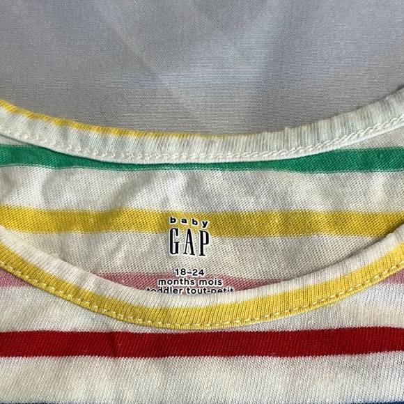 GAP - Baby Striped sundress with Bold Coloured stripes. - Picture 2 of 3
